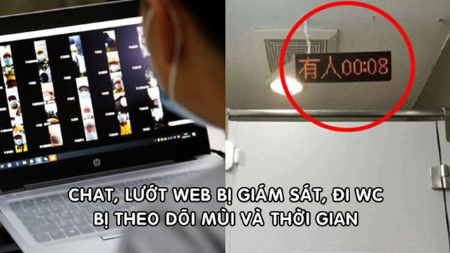 Nhân viên công nghệ Trung Quốc kiệt sức vì chat, duyệt web đều bị giám sát, đi WC lại bị theo dõi mùi và thời gian