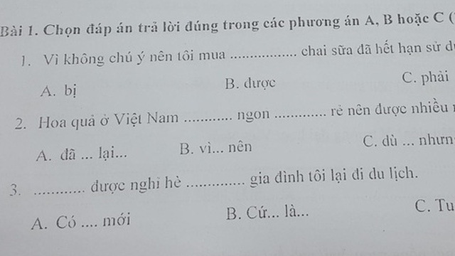 Bài thi năng lực tiếng Việt ở Nhật đọc mà sang chấn vì toàn ngữ pháp khó, đến người Việt cũng xin bó tay