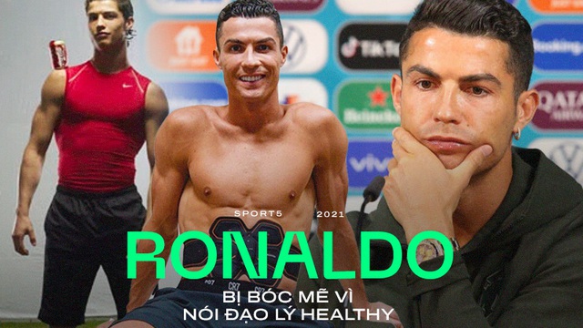 Ronaldo nói đạo lý healthy bị dân tình bóc mẽ: Kiếm hàng nghìn tỷ đồng nhờ quảng cáo sản phẩm không lành mạnh, từ nước có ga, đồ ăn nhanh đến máy rung tạo 6 múi
