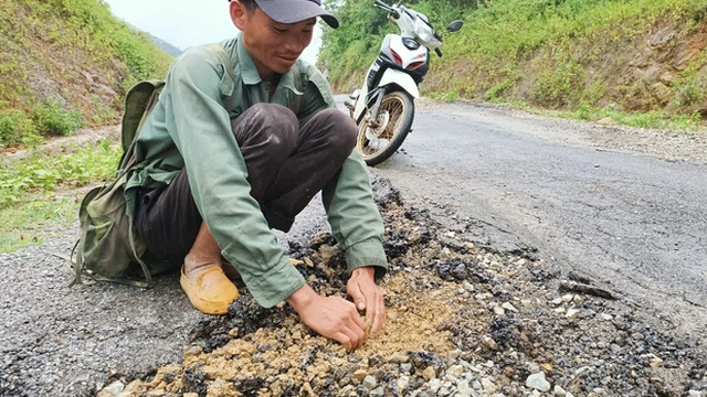 Đường 70 tỉ đồng chưa bàn giao đã "nát bươm" ở Thanh Hóa: Giải trình kì lạ của nhà thầu
