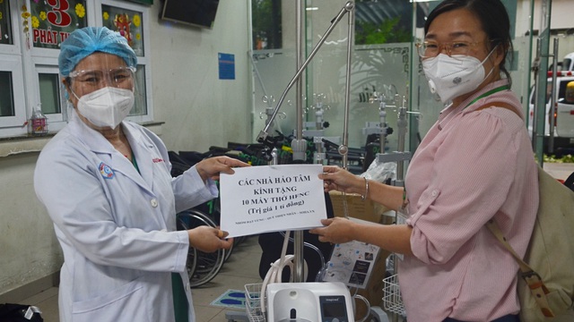 10 máy thở đã chuyển tới đội ngũ tuyến đầu BV Chợ Rẫy: ‘Tất cả vì miền Nam ruột thịt’