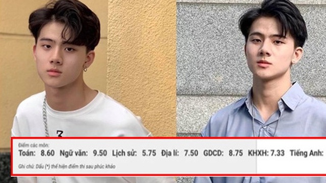 Nam sinh HOT nhất hôm nay: Đạt 9,5 Văn - 9,5 Tiếng Anh, ngoại hình còn như tài tử Hàn Quốc nữa chứ!