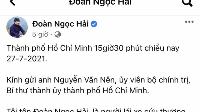 TP HCM: Quận 3 phản bác thông tin ông Đoàn Ngọc Hải phản ánh trên Facebook