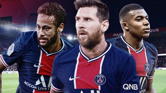 Siêu ĐH của PSG: Messi sát cánh bên Neymar và Mbappe
