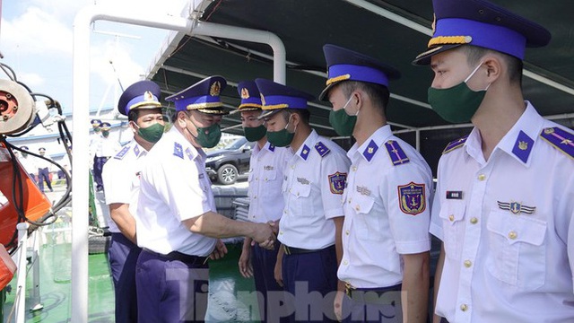 Lời hứa của Vùng Cảnh sát biển 4 với Tư lệnh Cảnh sát biển Việt Nam