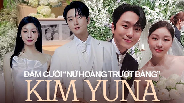 Đám cưới Kim Yuna: "Nữ hoàng sân băng" diện váy 420 triệu, chú rể ca sĩ điển trai gây sốt