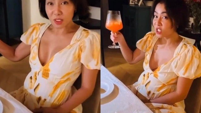 Thu Minh lên tiếng về chiếc bụng to tròn, bị nghi mang bầu 6 tháng