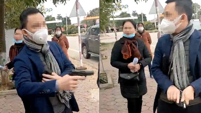 Người đàn ông cầm súng uy hiếp người khác lúc chuyển nhượng sổ đỏ ở văn phòng công chứng