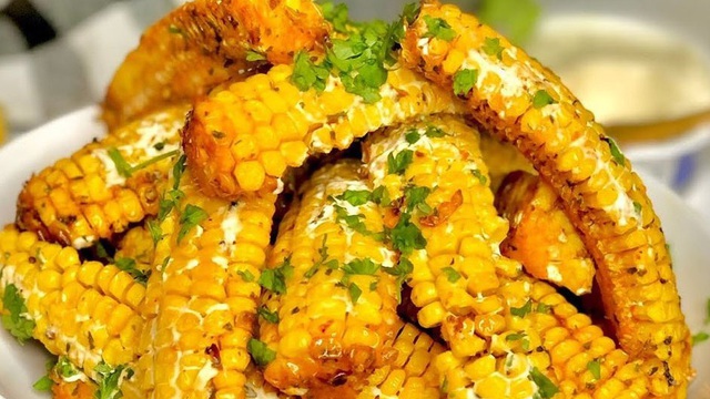 Cách làm ngô nướng mỡ hành thơm ngon xuất sắc