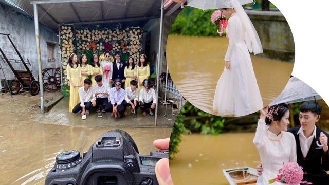 Cảnh tượng hiếm hoi trong lễ đính hôn giữa tháng 4 của cô dâu chú rể Quảng Trị