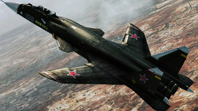 Tiêm kích Su-47 Nga: Đặc biệt nhất thế giới với thiết kế hiếm, thu hút mọi ánh nhìn ở Pháp