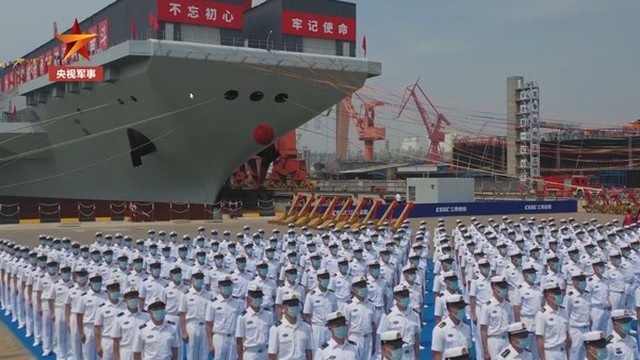 Thấy gì qua việc Trung Quốc hạ thủy tàu sân bay thứ ba mang tên Phúc Kiến?