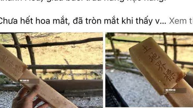 Xác minh thông tin cọc nhựa chữ Trung Quốc "Thổ địa giới tiêu" trôi sang Khánh Hòa