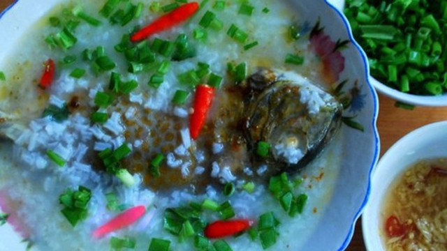 Ngọt ngào cháo cá dìa bông biển Sơn Trà
