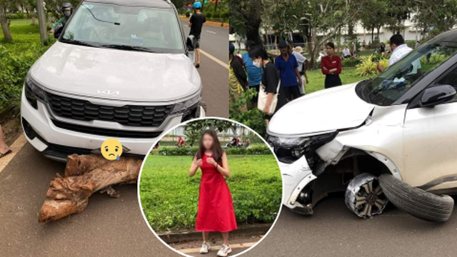 Gây tai nạn với xe máy, nữ tài xế 26 tuổi say xỉn lái ô tô bỏ chạy 7km