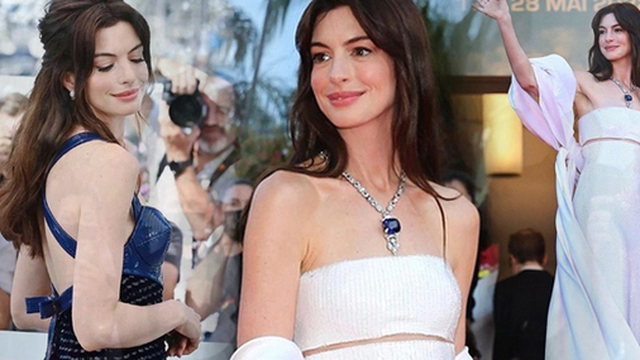 Clip người qua đường tình cờ gặp Anne Hathaway ở Cannes, chỉ 9 giây cũng đủ gây sốt
