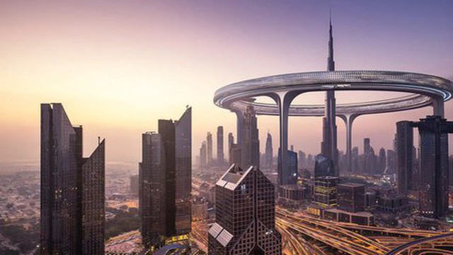 Tham vọng của kiến trúc sư Dubai: Xây vòng tròn 'khủng' quanh tòa nhà cao nhất thế giới