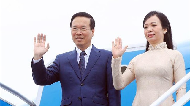 Chủ tịch nước Võ Văn Thưởng lên đường tham dự Tuần lễ Cấp cao APEC và kết hợp hoạt động song phương tại Hoa Kỳ