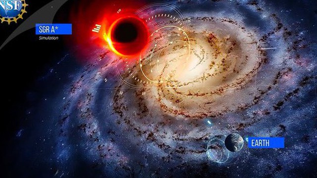 Không gian, thời gian méo mó vì lỗ đen quái vật gần Trái Đất nhất