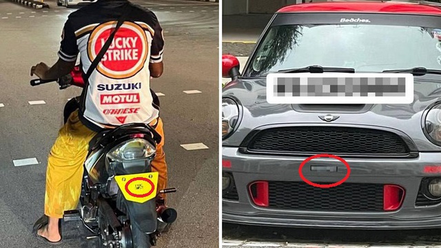 Singapore: Lắp biển số siêu nhỏ, sai quy định nhiều chủ xe đối mặt với án phạt nặng