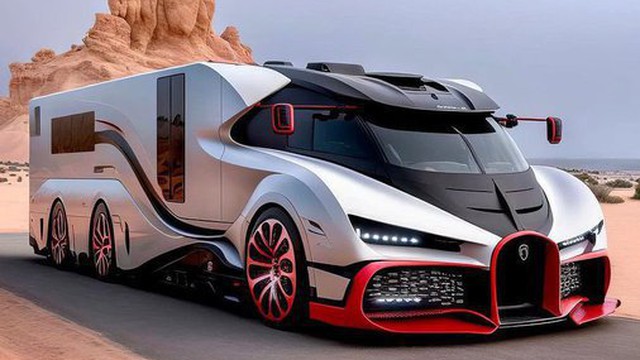 Trí tuệ nhân tạo thiết kế đủ loại xe Bugatti ngoài sức tưởng tượng: Cơ bắp, SUV, limousine và cả… xe tải