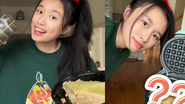 Cũng là giải cứu bánh chưng thừa sau Tết nhưng "tiểu thư YouTuber" Jenny Huỳnh làm thì "nó lạ lắm"