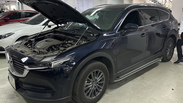 Mazda CX-8 bị đổ nhầm dầu vào bình xăng, chủ xe không biết vẫn chạy cao tốc và cái kết đau ví