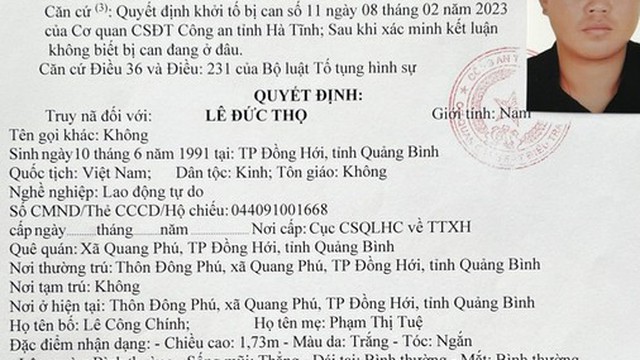 Truy nã đặc biệt 1 đối tượng liên quan đường dây cá độ 6.000 tỉ đồng