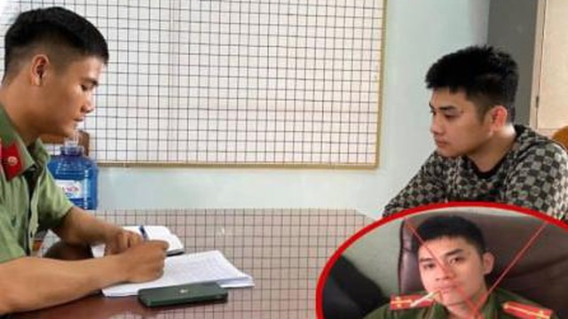 Xử phạt nam thanh niên chụp ảnh mặc quân phục đăng lên mạng để 'câu like'