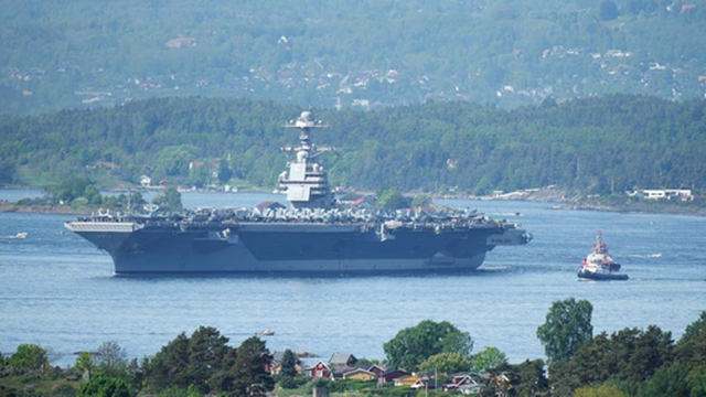 Tàu sân bay lớn nhất thế giới đến Na Uy, phô trương sức mạnh của NATO