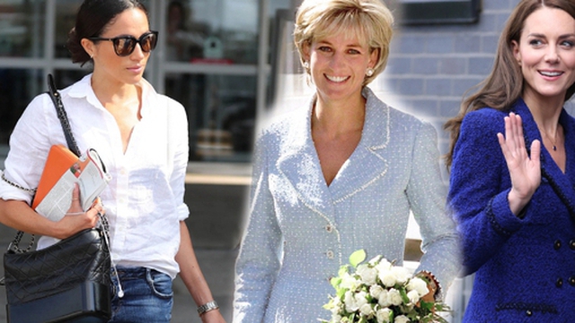Khi nữ nhân Hoàng gia diện đồ Chanel: Công nương Diana mãi là huyền thoại, Kate - Meghan Markle đối lập bất ngờ