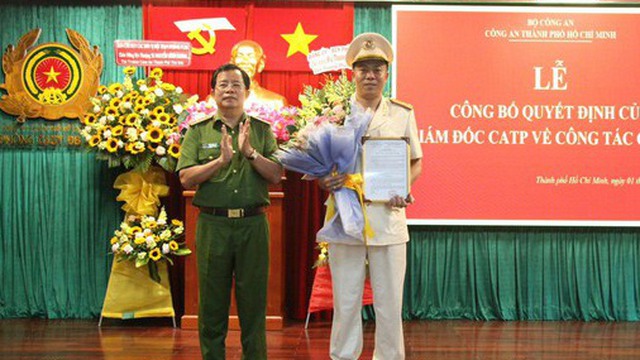 Thượng tá Trần Trung Hiếu làm Trưởng phòng CSGT Đường bộ - Đường sắt TP HCM