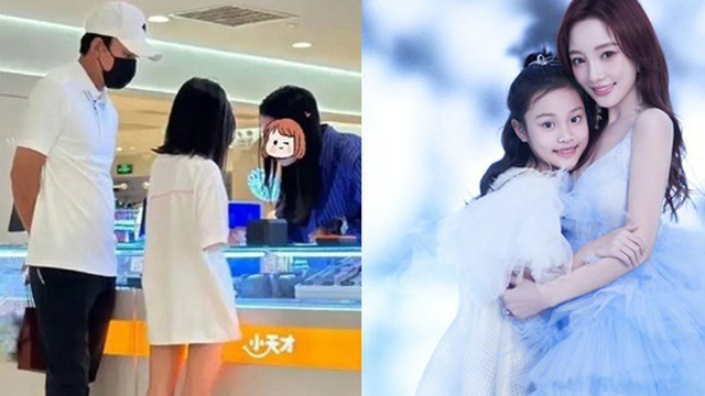Bất ngờ với chiều cao của con gái Giả Nãi Lượng và Lý Tiểu Lộ, mới 10 tuổi đã đứng đến vai bố
