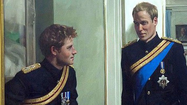 Bức tranh vẽ anh em William và Harry bị loại bỏ