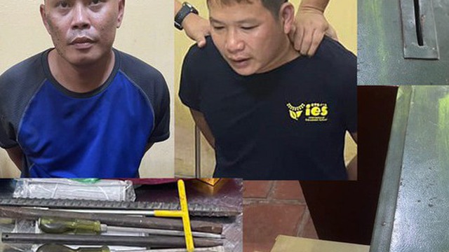 2 “siêu trộm” chuyên phá két sắt tại đền, đình, chùa