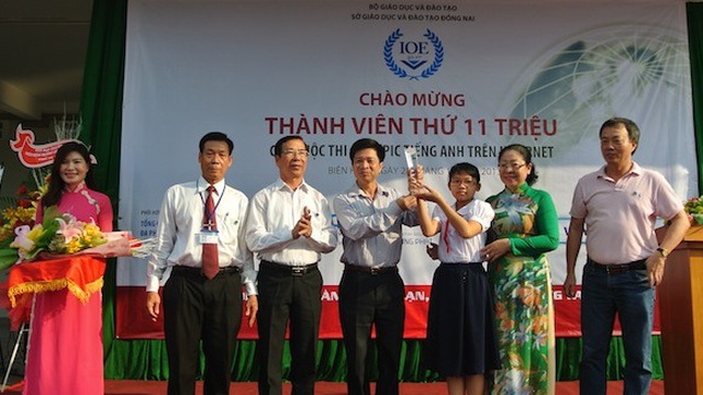 Trường tiểu học Nguyễn An Ninh chào mừng thành viên thứ 11 triệu