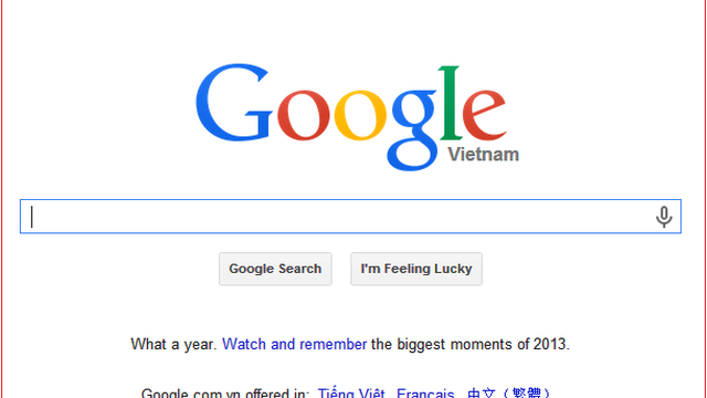 Người Việt tìm kiếm gì nhiều nhất trên Google trong năm 2013