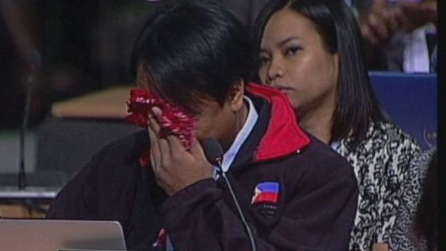 Nước mắt Philippines và bài phát biểu khiến thế giới chết lặng