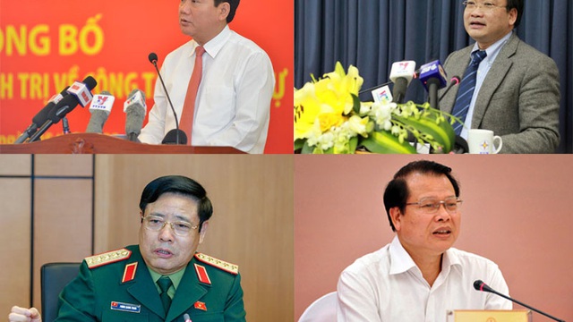 Quốc hội miễn nhiệm các ông Hoàng Trung Hải, Đinh La Thăng, Phùng Quang Thanh