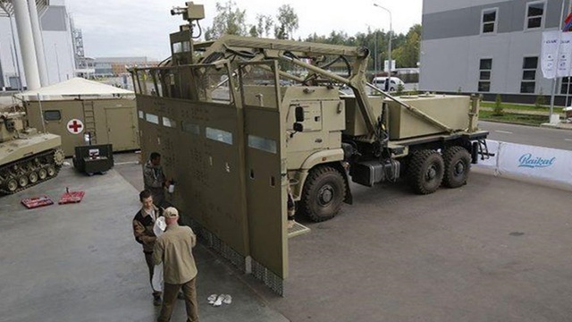 Cận cảnh xe chống bạo loạn của Nga dùng khung gầm Kamaz