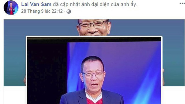 Nhà báo Lại Văn Sâm gia nhập MXH, dí dỏm thừa nhận: "Em sinh sau, đẻ muộn trên Facebook"