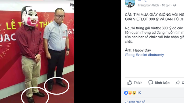 Đại diện Vietlott nói về "đôi giày song sinh" của người trao và nhận giải 303 tỷ đồng