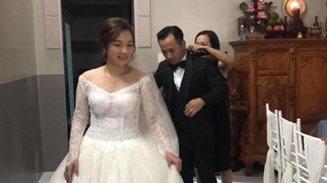Xinh đẹp là thế, nhưng cô dâu của rapper Tiến Đạt lại bị đồn đoán là 'cưới chạy bầu'