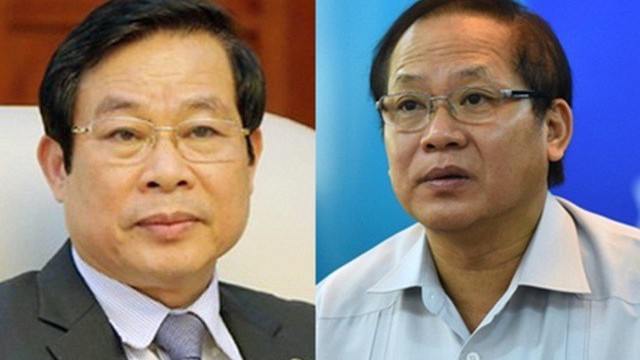 Khai trừ Đảng hai cựu Bộ trưởng Nguyễn Bắc Son và Trương Minh Tuấn