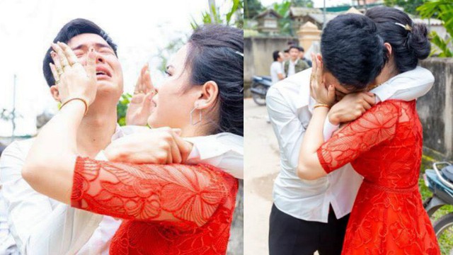 Anh trai bật khóc nức nở trong ngày em gái đi lấy chồng và 4 bức ảnh gây "sốt" mạng xã hội