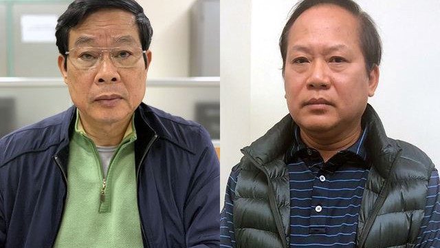 Sự nghiệp của hai cựu Bộ trưởng Nguyễn Bắc Son, Trương Minh Tuấn vừa bị bắt giam