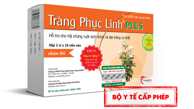 Tràng Phục Linh Plus - Đột phá mới hỗ trợ điều trị viêm đại tràng co thắt của người Việt