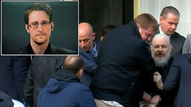 Cựu điệp viên Mỹ Edward Snowden nói về việc bắt giữ Assange