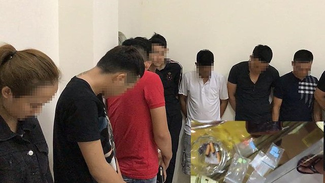 22 nam nữ thanh phê ma túy trong quán karaoke ở quận 7