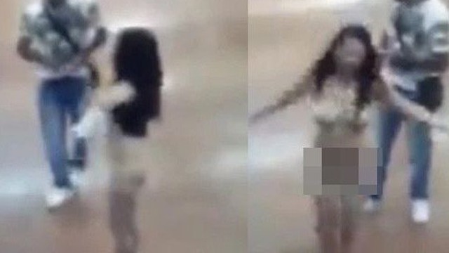 Cô gái lột sạch quần áo trước cửa hàng mua sắm để chứng minh vô tội